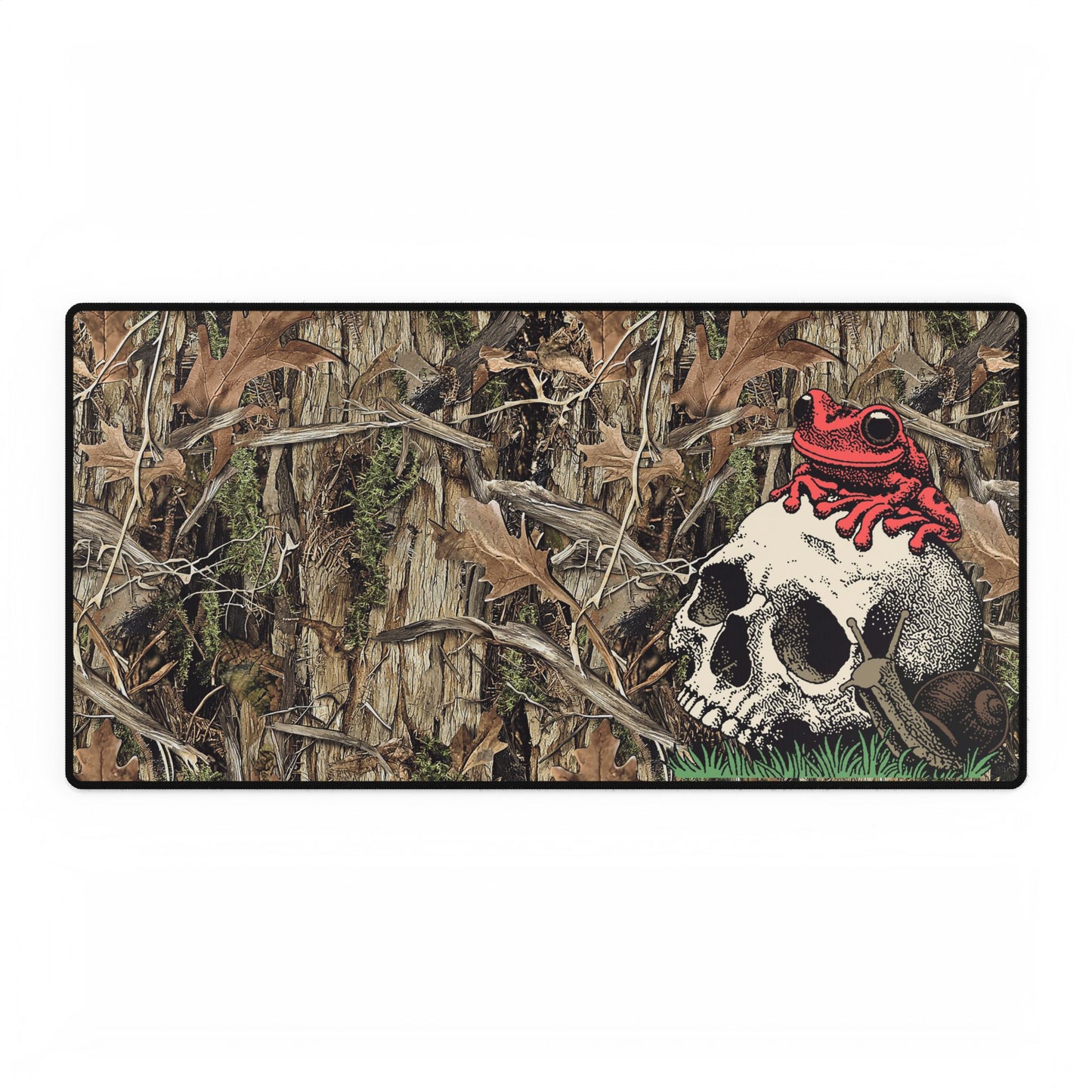 Red Froggo Hunter Camo Desk Mat