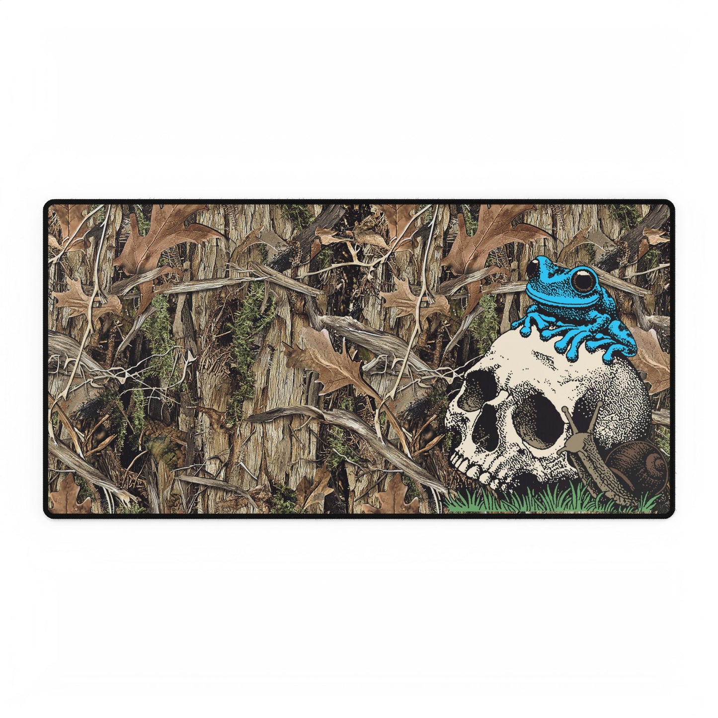 Blue Froggo Hunter Camo Desk Pad