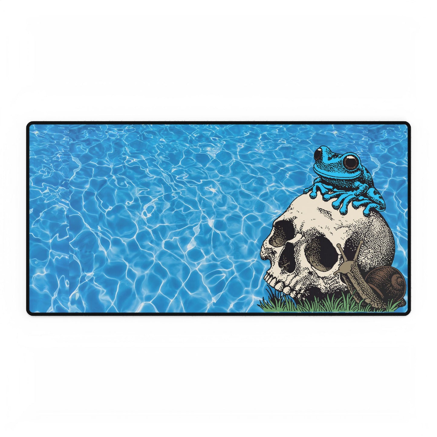 Blue Froggo Desk Pad